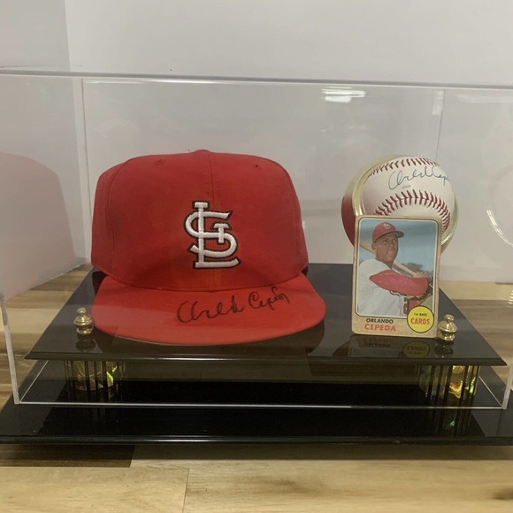 Orlando Cepeda Signed Baseball And Cap main image 5